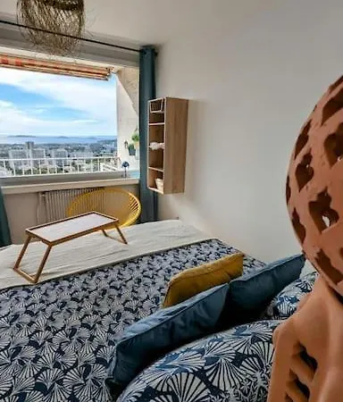 Ideal Sea View, Near Calanques &velodrome -parking *